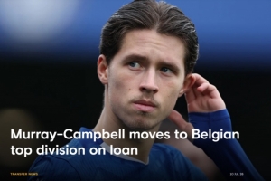 官方:切尔西19岁中卫穆雷-坎贝尔外租比甲科特赖克 租期一个赛季配图